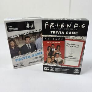FRIENDS & The Office “Television Series” Trivia Game (53 Cards Each Set) - NEW
